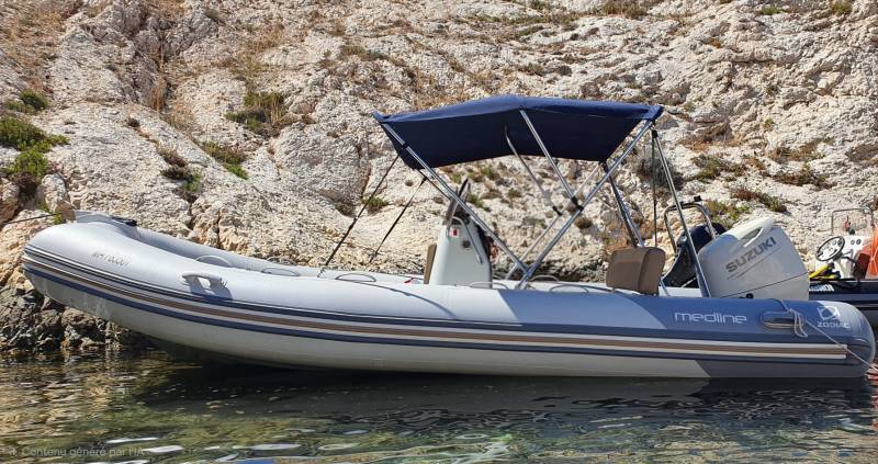 Zodiac Medline 500 moteur Suzuki DF70 occasion disponible Marseille