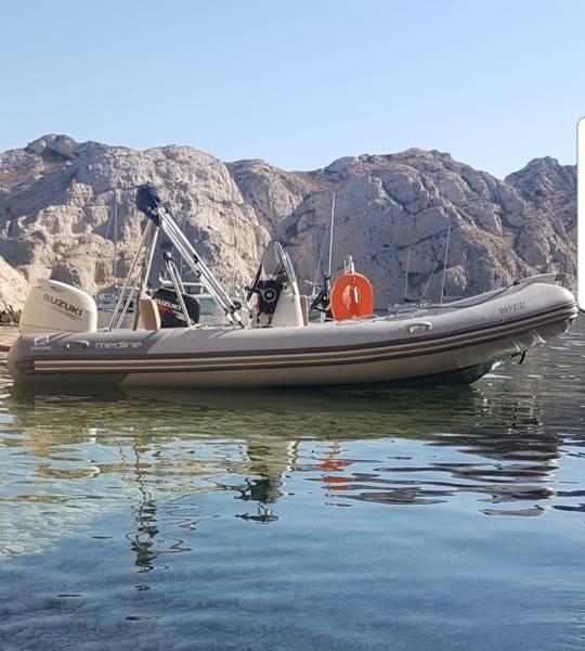 Zodiac Medline 500 moteur Suzuki DF70 occasion disponible Marseille