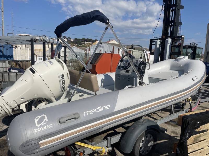 Zodiac Medline 500 moteur Suzuki DF70 occasion disponible Marseille