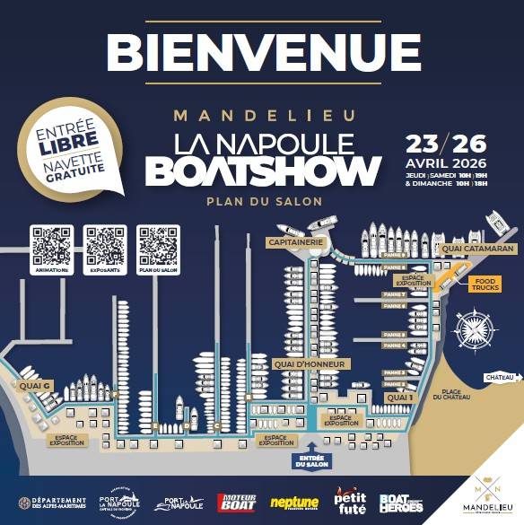 Rendez-vous sur le salon La Napoule Boat Show 2026 ! Servaux Yachting