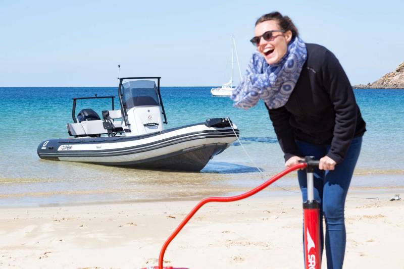 ZODIAC OPEN 7 à Cassis